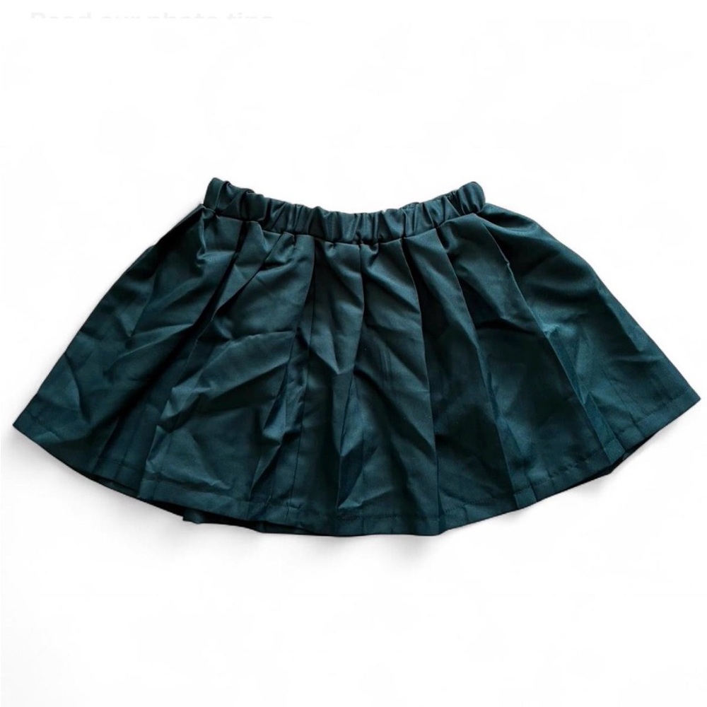 Green elastic skirt